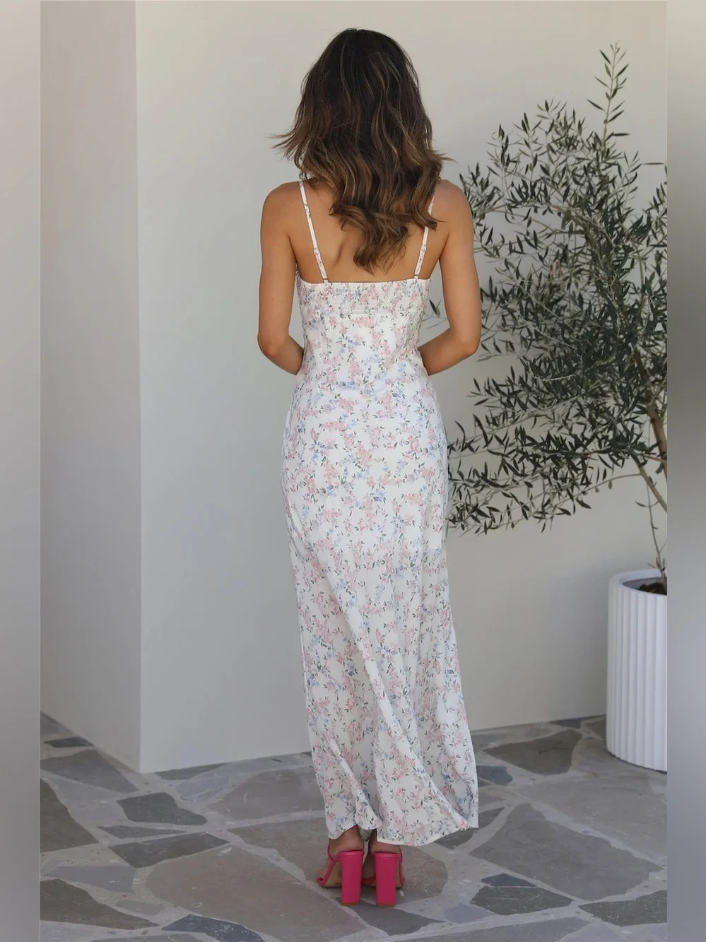 Hello Molly PICNIC TIME MAXI DRESS WHITE Size 4 Coquette Feminine Bridal Boho
